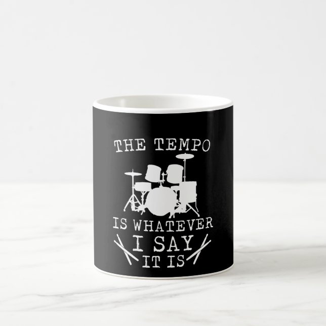 Mug Le rythme est celui que je dise que c'est batteur (Centre)