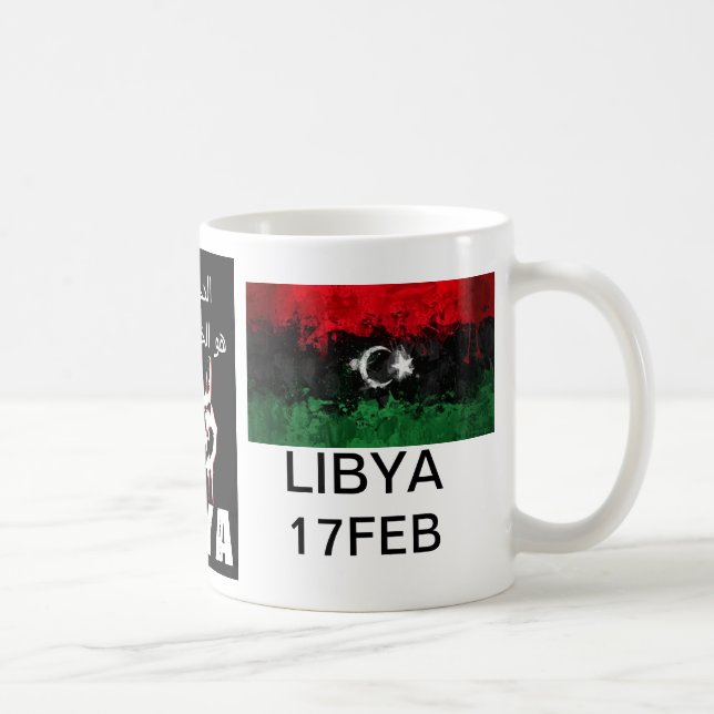 Mug Le sang libyen est la ligne rouge (Droite)