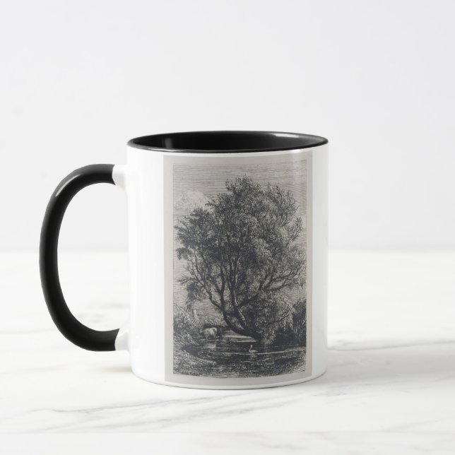 Mug Le saule (gravure à l'eau-forte) (Gauche)