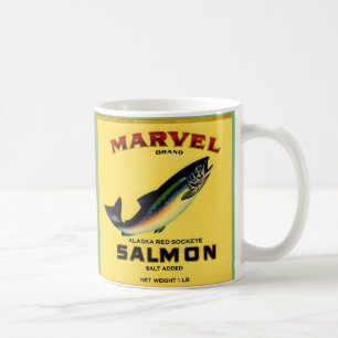 Mug le saumon de merveille des années 1930 peut