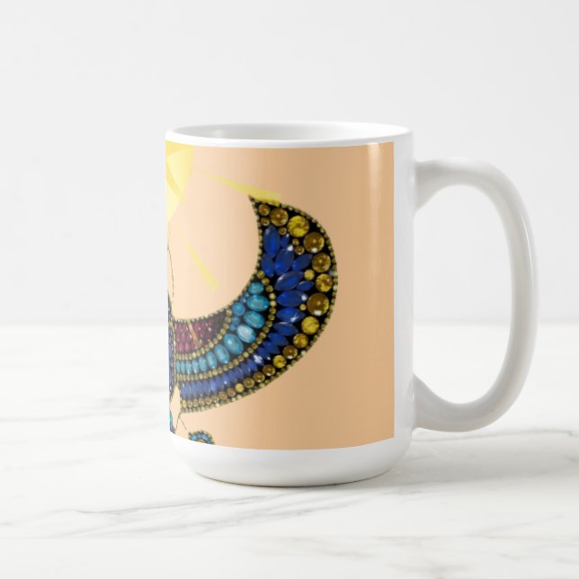 Mug Le Scarabée ailé de l'Égypte ancienne (Droite)