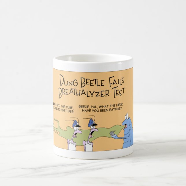 Mug Le scarabée de Dung et l'alcootest (Centre)