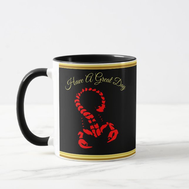 Mug Le scorpion rouge très venimeux (Gauche)
