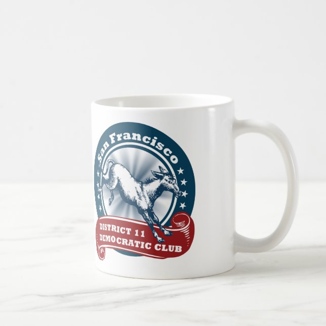 Mug Le secteur 11 Démocrate de San Francisco raffinent (Droite)
