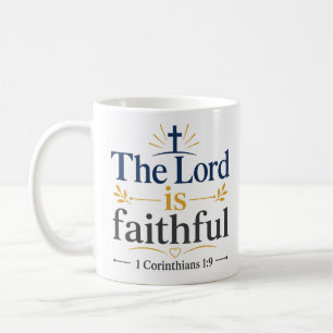 Mug Le Seigneur est Fidèle Citation Chrétienne Inspira