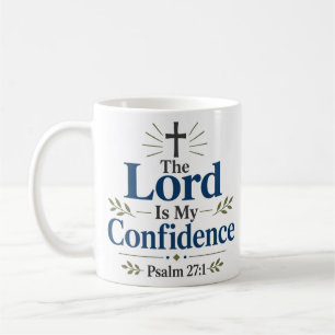 Mug Le Seigneur est ma confiance Citation de foi chrét