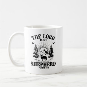 Mug Le Seigneur Est Mon Berger Psaume 23:1 Bible Chrét