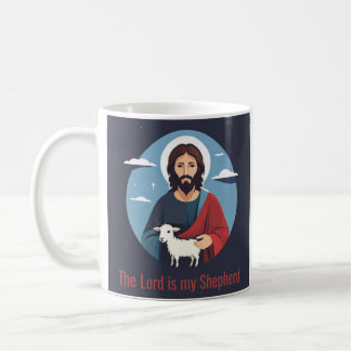 Mug Le Seigneur Est Mon Pasteur Jésus Illustration