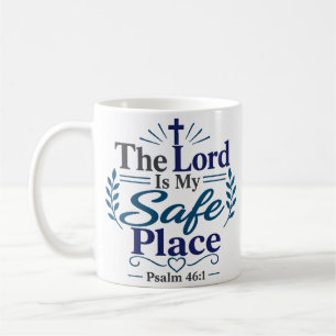 Mug Le Seigneur est mon refuge Citation basée sur les
