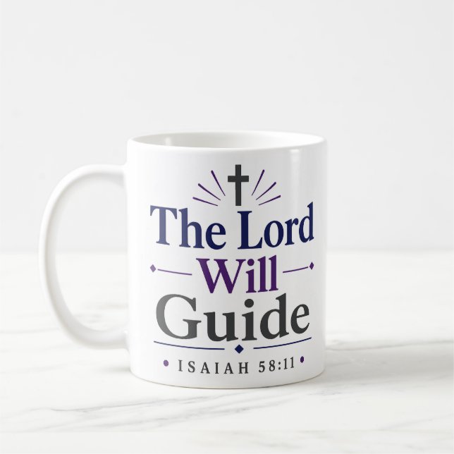 Mug Le Seigneur Guidera Le Chemin Constant D'Isaïe (Gauche)
