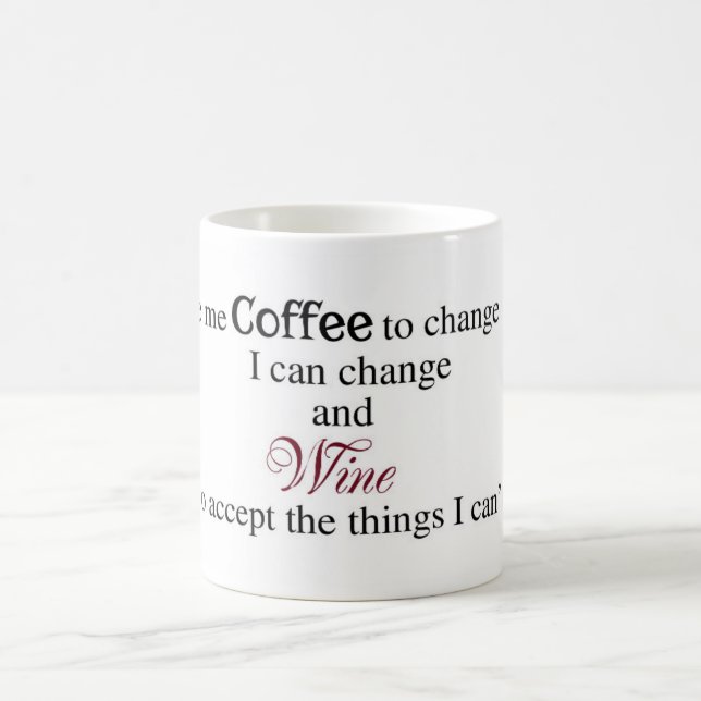 Mug Le seigneur, me donnent le café….Tasse (Centre)