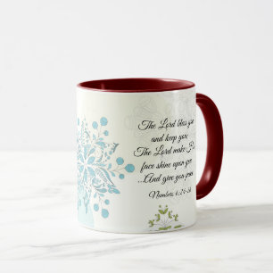 Mug Le Seigneur Vous Bénisse Numéros 6:24 Verse de la