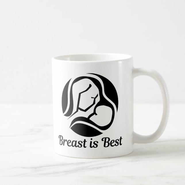 Mug Le sein est le meilleur conseiller en lactation Al (Droite)