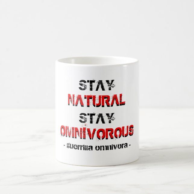 Mug Le séjour naturel, restent omnivore ! (Centre)