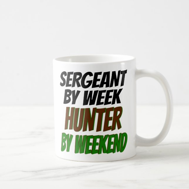 Mug Le sergent aime chasser (Droite)