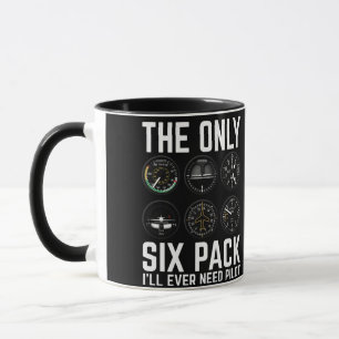 Mug Le seul pack six que j'aurai jamais besoin pilote