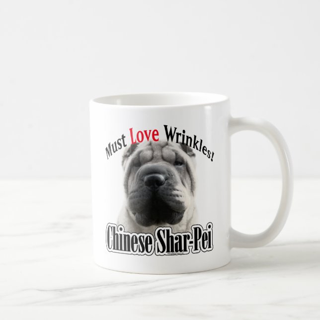 Mug Le Shar-Pei Chinois Doit Aimer Les Rondages (Droite)