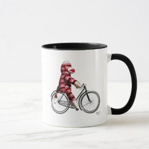Mug Le singe de choc sur vélo