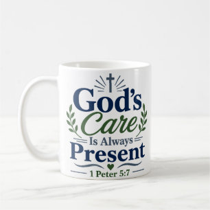 Mug Le soin de Dieu est toujours présent Verset réconf