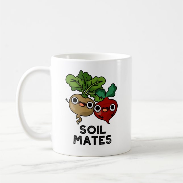 Mug Le sol Mates Funky Beet Root Pun (Gauche)