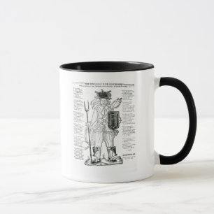 Mug Le soldat irlandais anglais, avec la nouvelle
