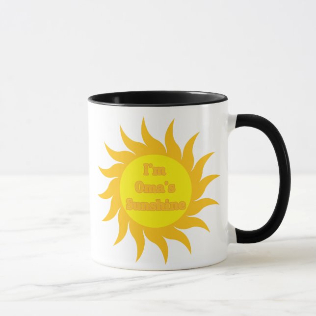 Mug Le soleil d'Oma (Droite)