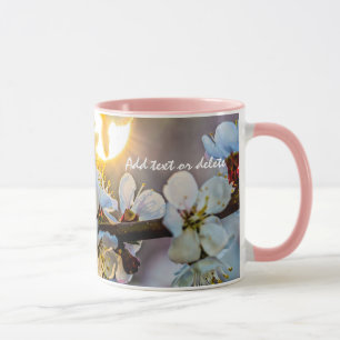 Mug Le Soleil Et Les Fleurs Japonaises D'Apricot