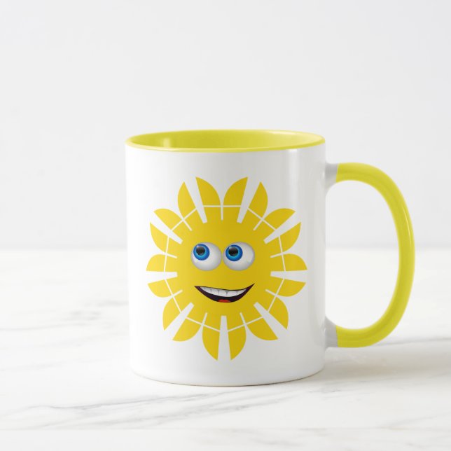 MUG LE SOLEIL HEUREUX DE VISAGE (Droite)
