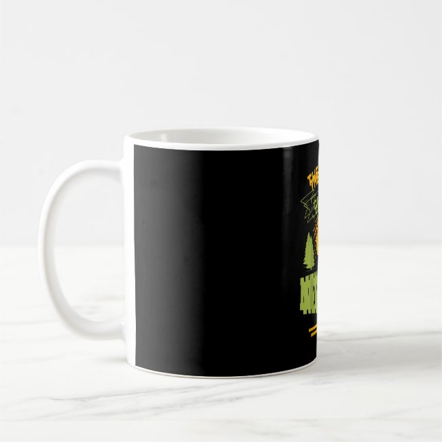 Mug Le sourire des feux de camp devient vieux camping  (Gauche)