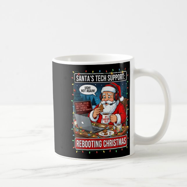 Mug Le soutien technique du Père Noël_ Réinitialiser N (Droite)