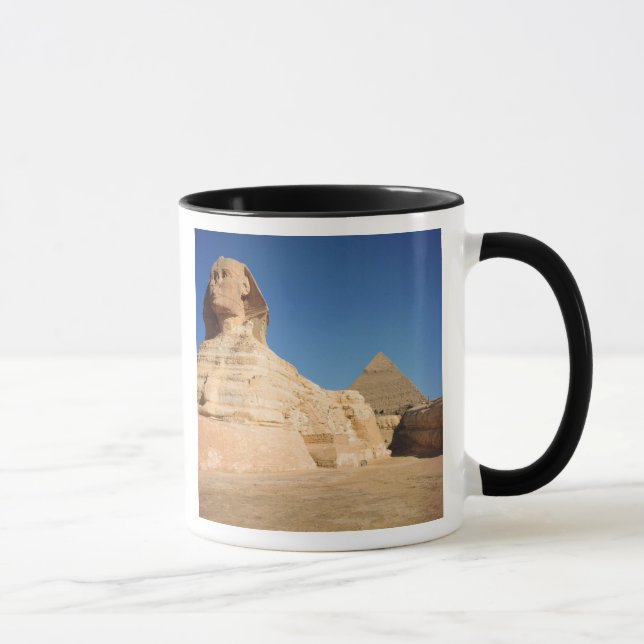 Mug Le sphinx et la pyramide de Khafre, Gizeh (Droite)