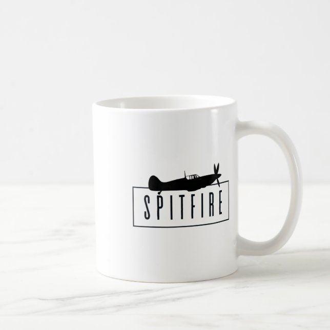 Mug Le Spitfire, Un Avion De Combat Britannique Iconiq (Droite)