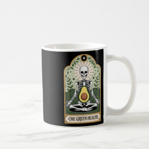 Mug Le squelette guérisseur vert Avocat Yoga Mystique 