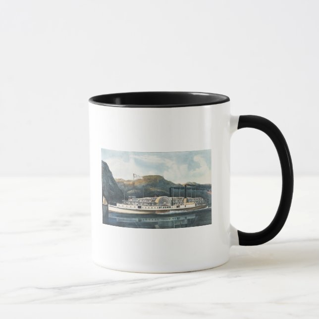Mug Le ` St. John de bateau à  vapeur du fleuve Hudson (Droite)