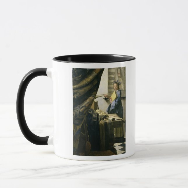 Mug Le studio de l'artiste, c.1665-6 (Gauche)