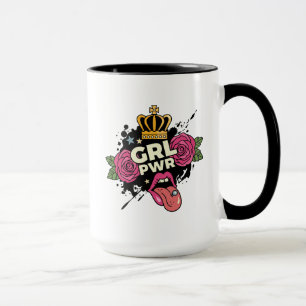 Mug Le style tatouage Girl Power