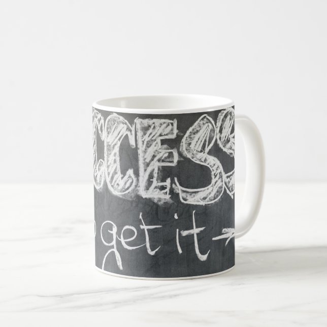 Mug Le succès l'obtient (Devant droit)