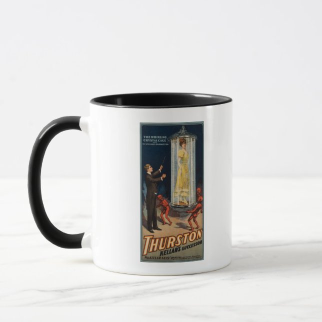 Mug Le successeur de Thurston Kellar - Une femme dans  (Gauche)