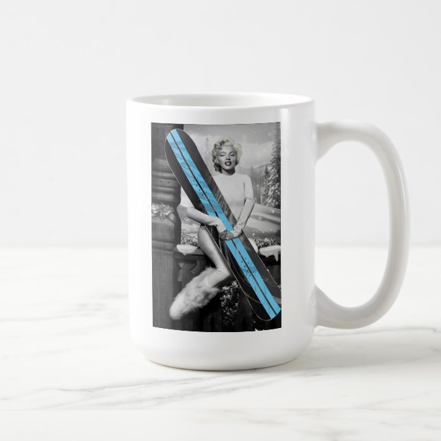 Mug Le surf des neiges de Marilyn (Droite)