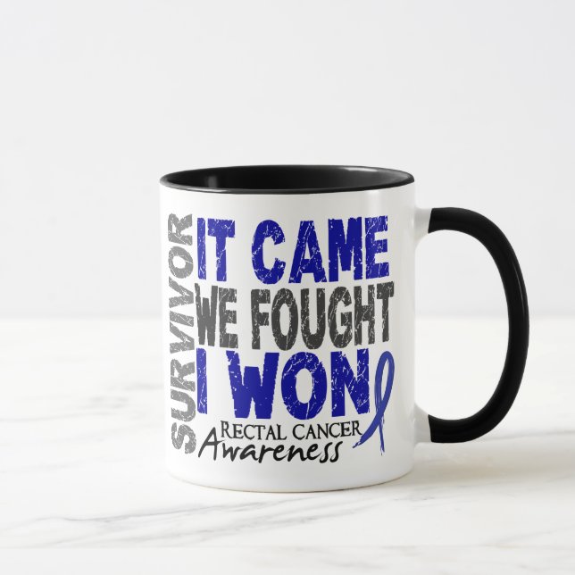 Mug Le survivant de cancer du rectum qu'il est venu (Droite)