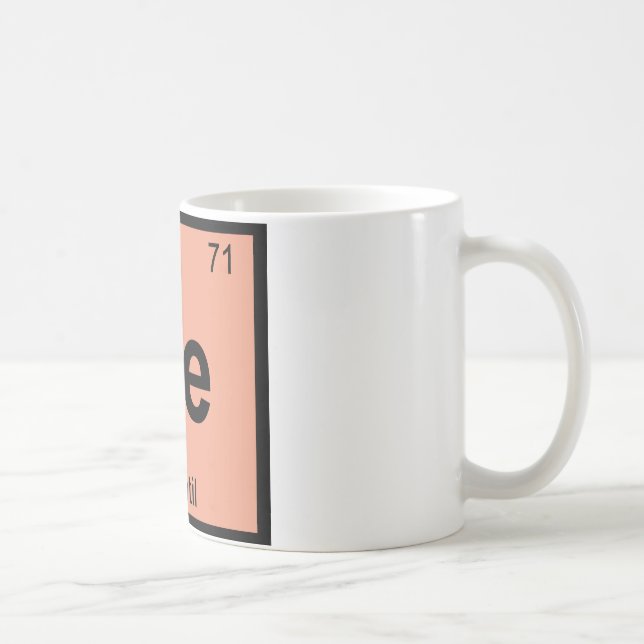 Mug Le - Symbole du tableau périodique de la chimie de (Droite)