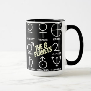 Mug Le tableau des 8 symboles planétaires