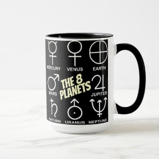 Mug Le tableau des 8 symboles planétaires