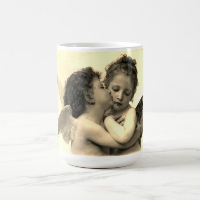 Mug Le tableau Le Premier Baiser de William Bouguereau (Centre)