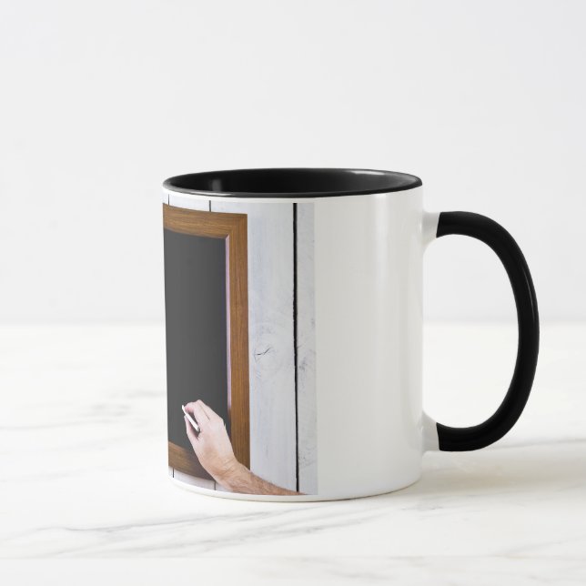 Mug Le tableau noir vide, ajoutent votre texte (Droite)