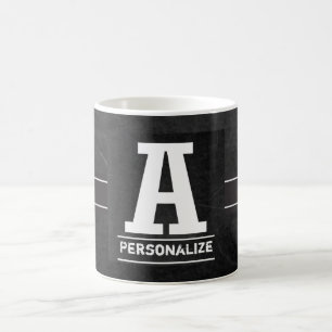 Mug Le tableau   tout de monogramme marque avec des