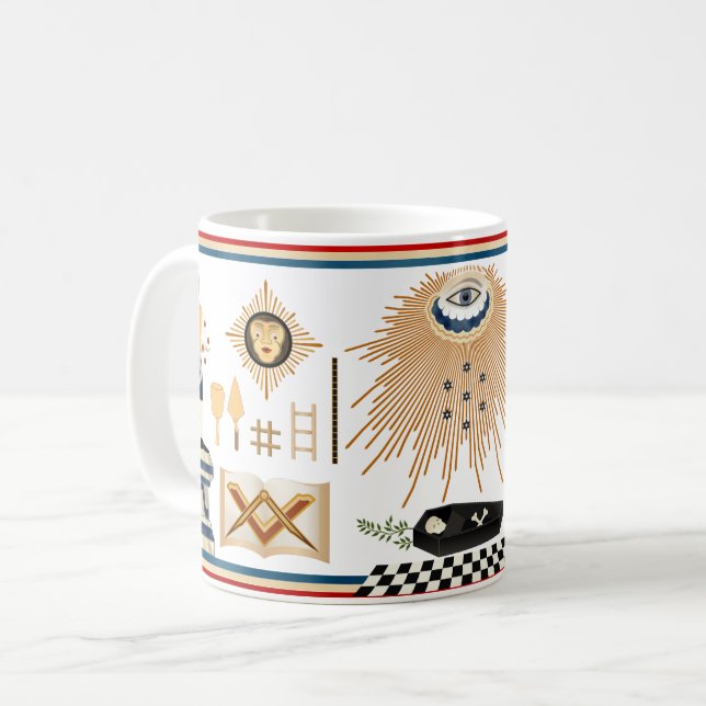 Mug Le tablier maçonnique de George Washington (Devant gauche)