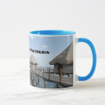 Mug Le Tahiti, Polynésie française<br><div class="desc">Cette région du monde est incroyablement belle,  et les pavillons d'overwater sont un logement très populaire.</div>