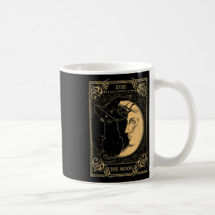 Mug Le Tarot Lune Xvii Inspiré Chat Noir sorcier Casqu