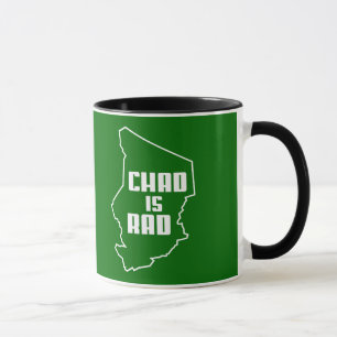 Mug Le Tchad est contour de rad
